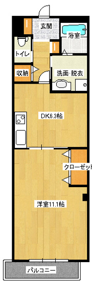 【間取り】 | スマイルⅠ番館 | スマイルⅠ(Good Home)