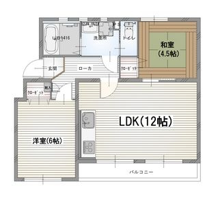 なるみグリーンコーポの区画図