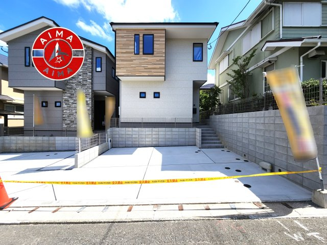 筑紫野市光が丘５丁目第1-2棟（1号棟）　の外観|デザイン性のある外観です。