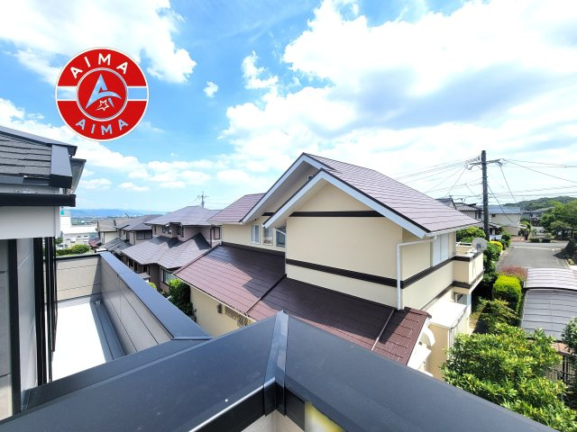 筑紫野市光が丘５丁目第1-2棟（1号棟）　の展望|眺望や窓からの景色が良いと、家で過ごす時間も快適です。