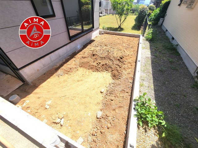 筑紫野市光が丘５丁目第1-2棟（2号棟）　の庭|お庭で自由な時間を過ごせます。