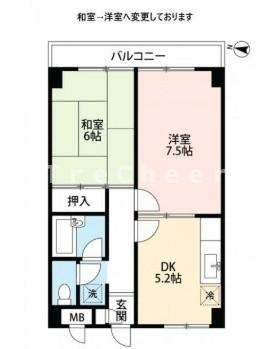ビューハイツアルカンシェルの間取り