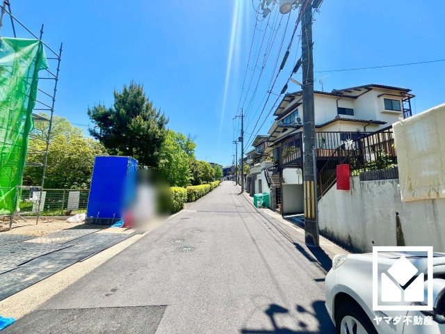 宇治市宇治大谷　2期　1号棟の前面道路含む現地写真|5月5日　現地写真更新