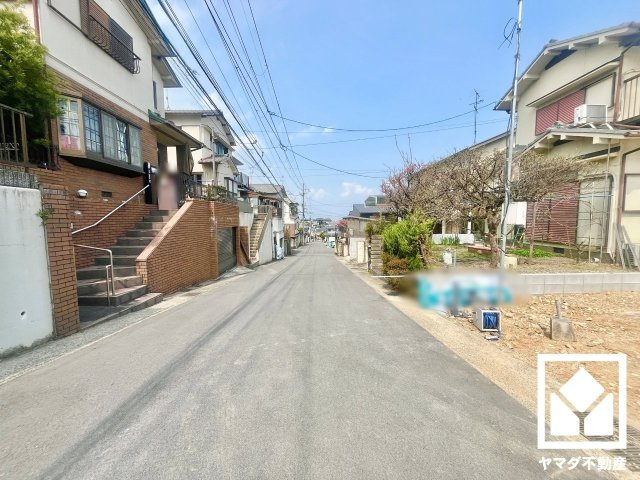 宇治市宇治大谷　2期　1号棟の前面道路含む現地写真|3月30日　現地写真更新
