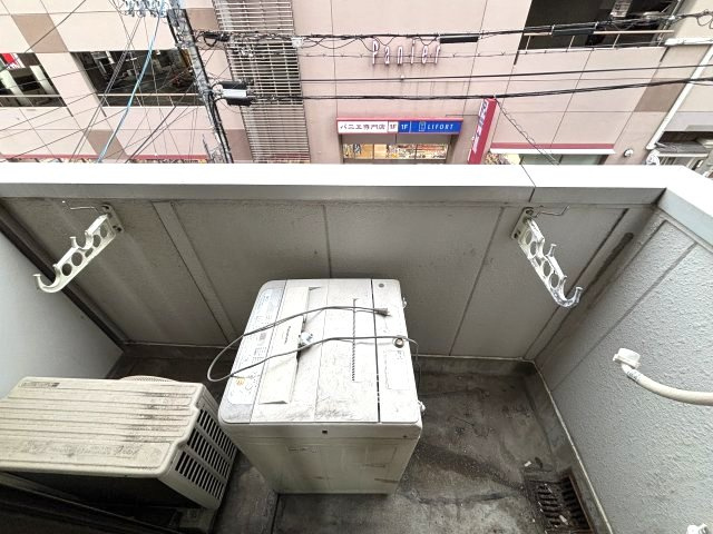 アンピエス六甲のバルコニー