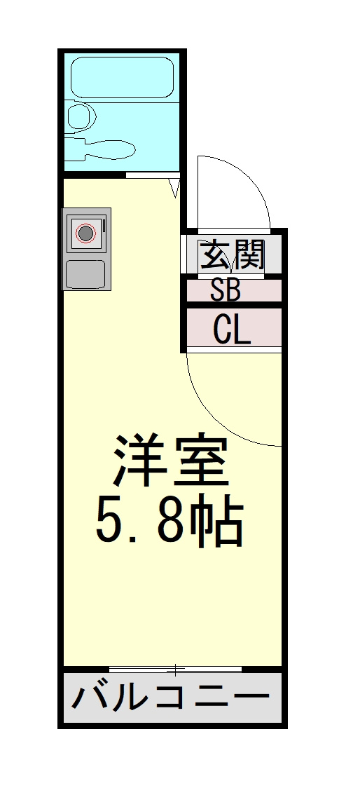 アンピエス六甲の間取り