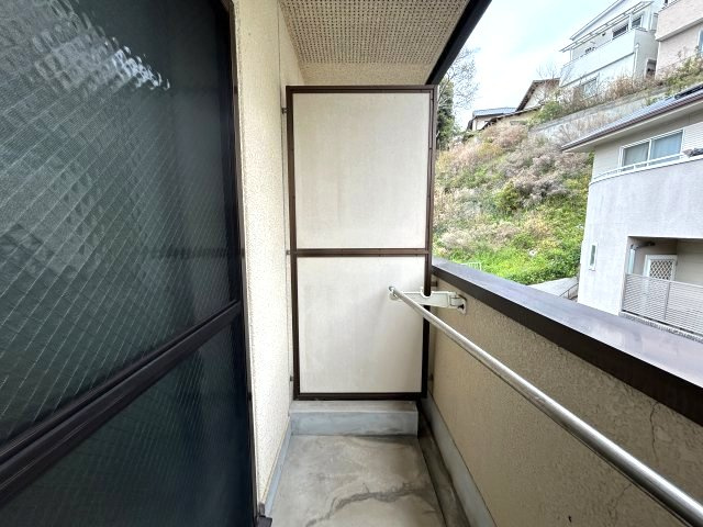 ウェーブ桜ケ丘のバルコニー