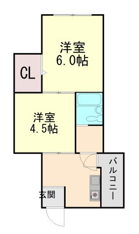 シャトー御影の間取り
