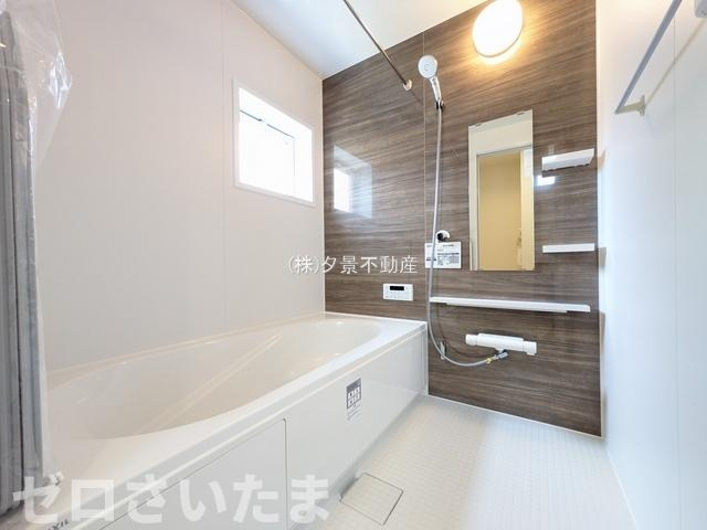 《仲介手数料無料》上尾市弁財１丁目7-34新築一戸建てブルーミングガーデンの浴室