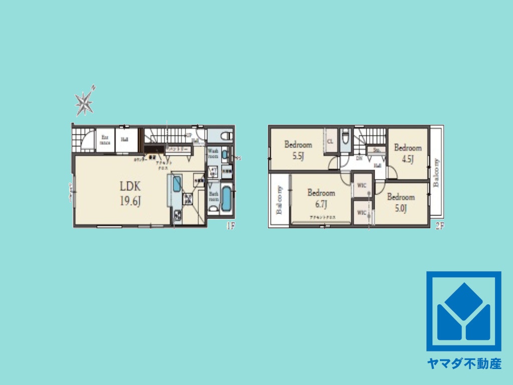 宇治市宇治大谷　2期　の間取り|図面と現況が異なる場合は現況を優先いたします。