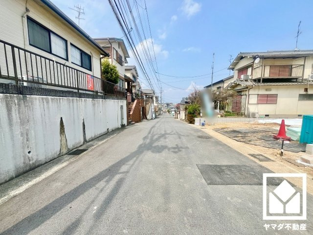宇治市宇治大谷　2期　2号棟の前面道路含む現地写真|3月30日　現地写真更新