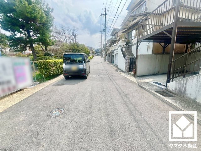 宇治市宇治大谷　2期　2号棟の前面道路含む現地写真|3月30日　現地写真更新