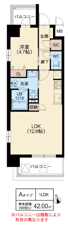スプランディッドⅧの間取り