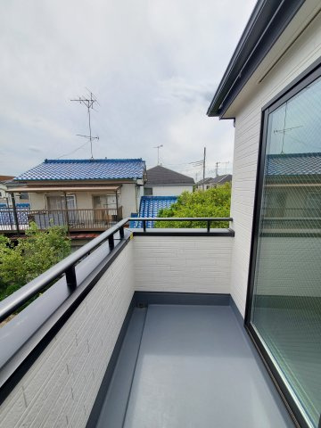 三郷市　番匠免1丁目　新築戸建　全1棟のバルコニー|施工例です