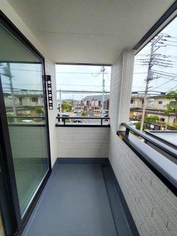 三郷市　番匠免1丁目　新築戸建　全1棟のバルコニー|施工例です