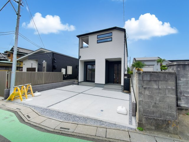 三郷市　番匠免1丁目　新築戸建　全1棟の駐車場|施工例です