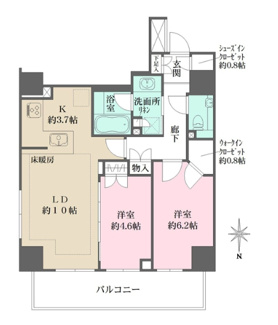 【間取り】 | グレーシアタワー三鷹