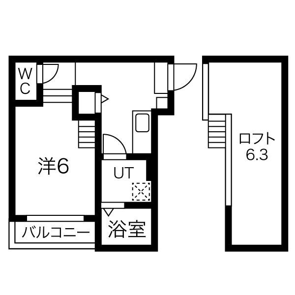 GRANDFORME 堀田　名古屋市賃貸　仲介手数料無料の間取り