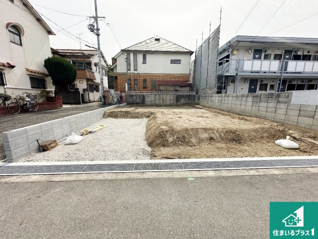 尼崎市東園田町　第2期　新築一戸建ての外観|周辺は落ち着いた街並みの住宅地！子育てがしやすい住環境です！まだ未完成ですが、現地でしかわからない事もございます。是非一度ご覧ください。