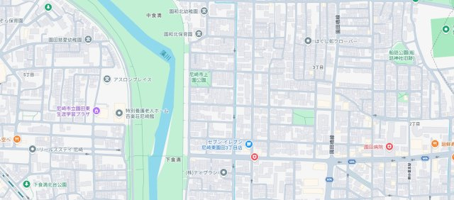 尼崎市東園田町　第2期　新築一戸建ての地図