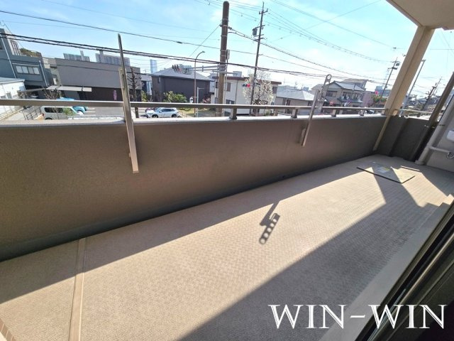 リベラマークス錦町のバルコニー