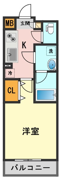 クレヴィスタ高砂の間取り