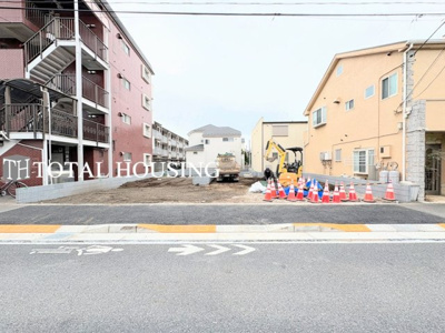 【前面道路含む現地写真】 | 武蔵野市関前3丁目　建築条件付売地　3号地　全3区画