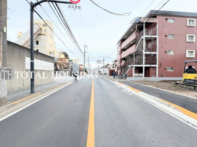 【前面道路含む現地写真】 | 武蔵野市関前3丁目　建築条件付売地　3号地　全3区画