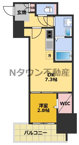 【間取り】 | CREST TAPP東別院 | 間取りです。