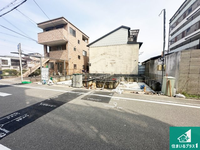 大阪市住之江区西住之江　新築一戸建ての外観|現在建築中！落ち着いた街並みで新生活を始めることが出来そう！周辺の物件も併せてご紹介させて頂きます！