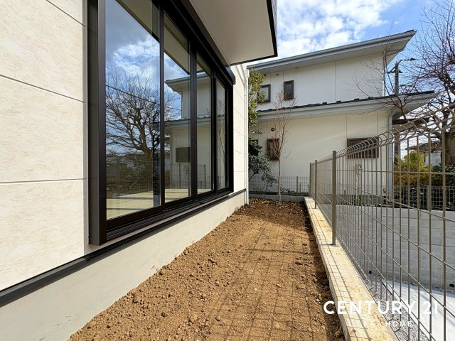 【庭】 | グリーンライン「川和町」新築戸建 | お庭の付いた物件です