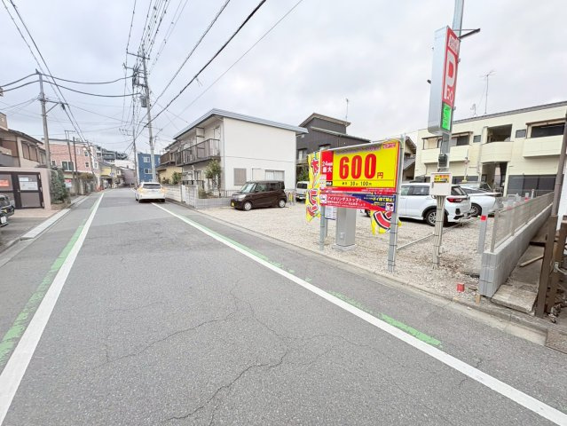 川越市中原町1丁目　建築条件なし売地　西武新宿線『本川越駅』徒歩4分　【中央小学区】の前面道路含む現地写真