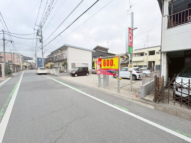 川越市中原町1丁目　建築条件なし売地　西武新宿線『本川越駅』徒歩4分　【中央小学区】の前面道路含む現地写真