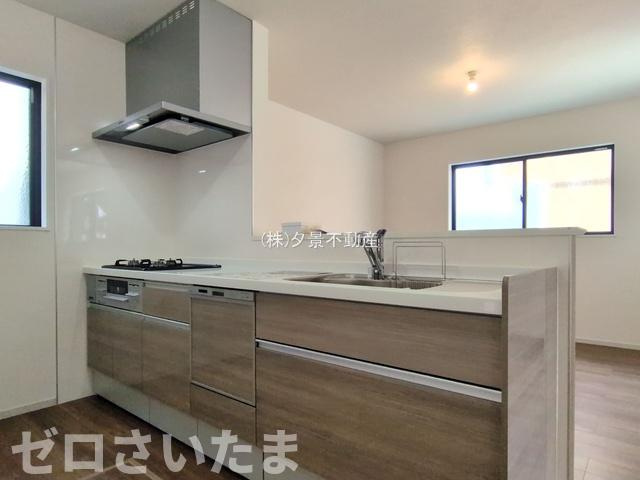 《仲介手数料無料》上尾市二ツ宮872-9新築一戸建てケイアイ クラフト ピットのキッチン