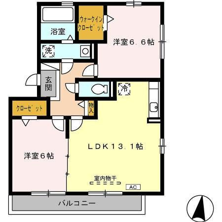 【間取り】 | セジュール花萌 | セジュール花萌
