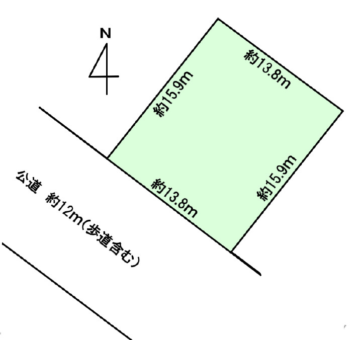 碧南市権現町２丁目の土地図