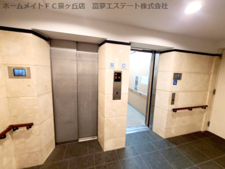 マスターズステージ泉ヶ丘のロビー