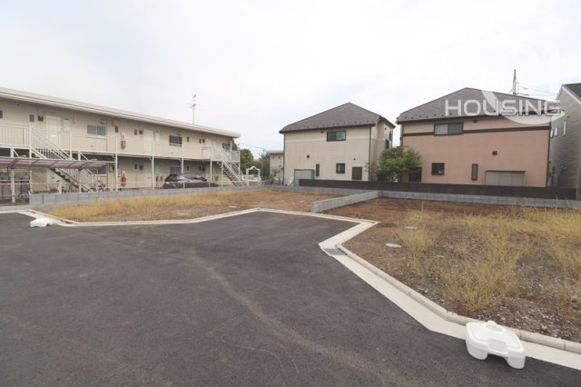 【前面道路含む現地写真】 | 立川市柏町2丁目　売地　全2区画　B号区 | 前面道路　北側接道