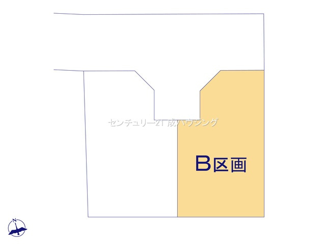 【区画図】 | 立川市柏町2丁目　売地　全2区画　B号区 | 全体区画図