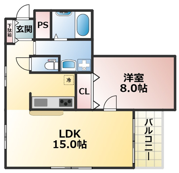 【間取り】 | ユニッソン上町