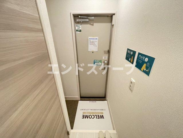 クロッシア住吉町の玄関|高崎、前橋エリアのお部屋探しはエンドスケープまで！お客様の理想お聞かせ下さい♪