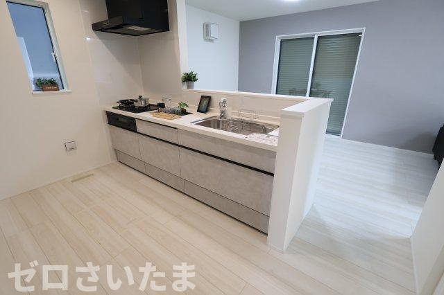《仲介手数料無料》上尾市大字瓦葺1476-5新築一戸建てリナージュのキッチン