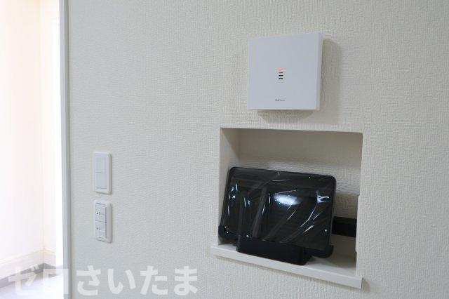 《仲介手数料無料》上尾市大字瓦葺1476-5新築一戸建てリナージュのセキュリティ