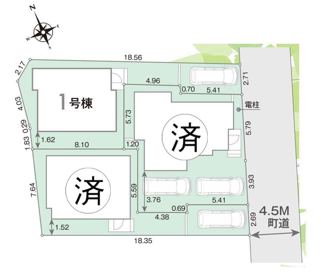 【区画図】 | 新築一戸建て「松田町松田惣領」