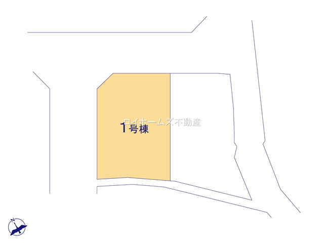 【区画図】 | 知立市八橋町的場83-1『仲介料無料』新築戸建て | 1号棟