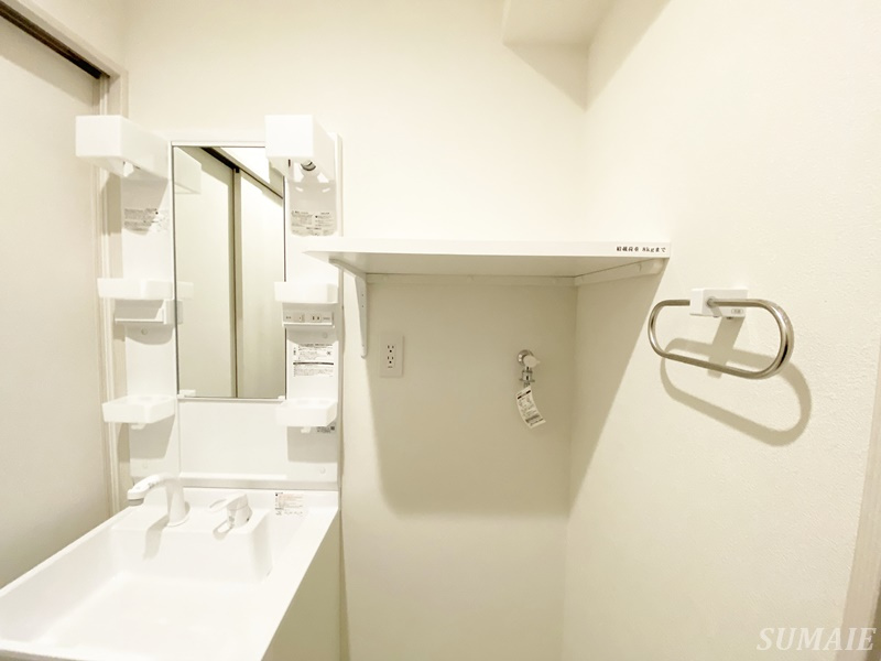 ステラテラスの収納|洗濯機上収納です☆