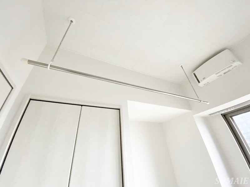 ステラテラスの設備|室内物干しスペースです☆