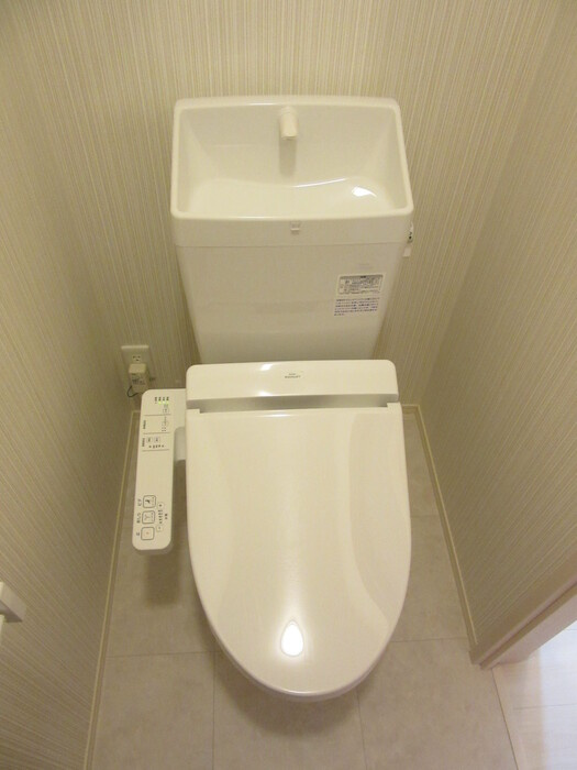 岸和田市下松町２丁目のハイツのトイレ|落ち着いた色調のトイレです