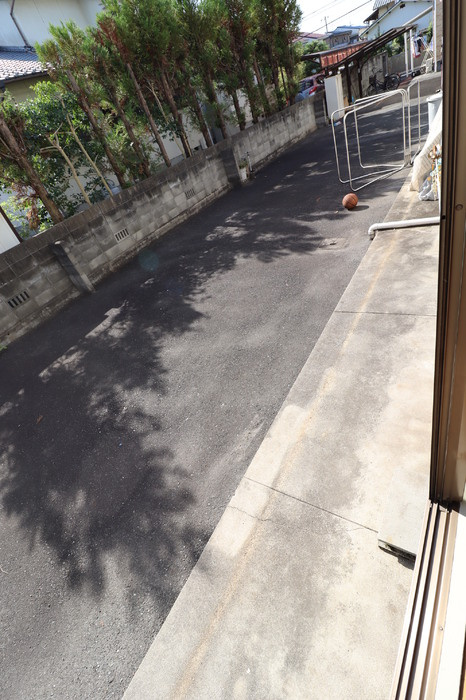 パレーシャル藤原　A棟の庭