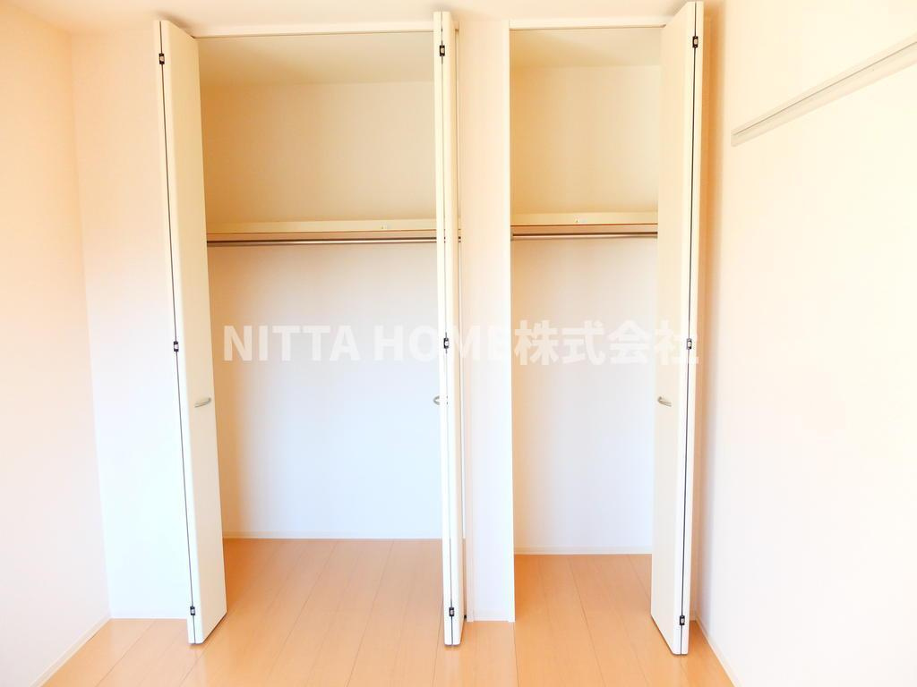 コンフォール・ヴィラ　Ｃ棟 の収納|大きなクローゼットが嬉しいですね♪